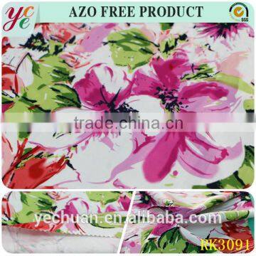 Supply printing flowers style cotton fabric for dresses china wholeasle