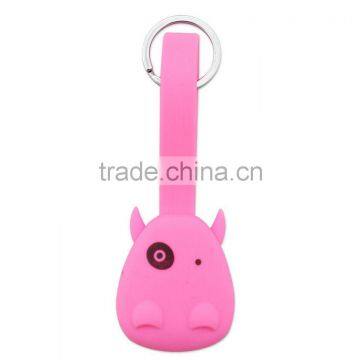 Hippo Key Ring Multi-Functional Mini Data 2-IN-1 USB Data Cable Sync Charge for Most Devices Samsung Android Smart Phone