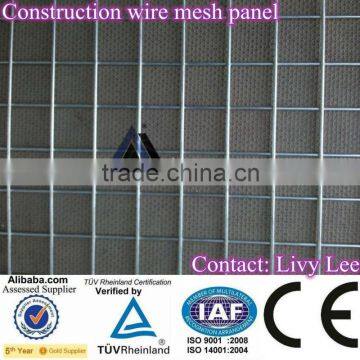 Construction wire mesh panel