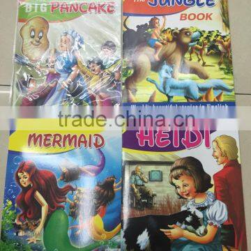 2016 new-model high quality eco-friendly kids easy english stories book