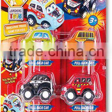 Hot sell cheap small plastic taxi toy set