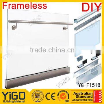 Factory price of exterior building glass railing