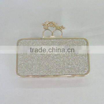 Lady fashion Wedding hard clutch bag purse