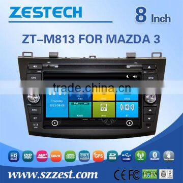 ZESTECH GPS digital media player 2 din car dvd For MAZDA 3 2010-2013 with Win CE 6.0 system 800MHz 3G Phone GPS DVD BT