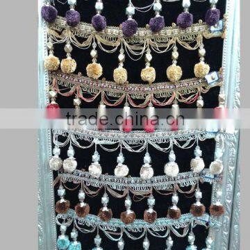 7CM colorful Pompon Tassel Fringe ,fringing , trims for curtain