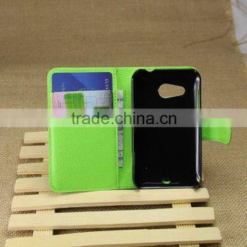 Factory hot sell for htc desire 200 flip case