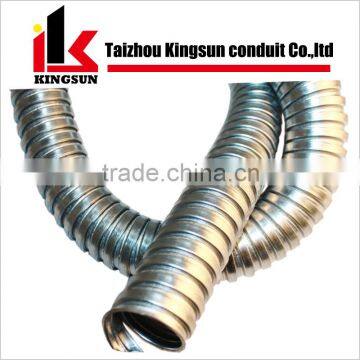 Stainless steel 304/201 flexible corrugated electrical conduit pipes