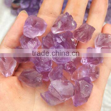 Natural Rock Amethyst Crystal Quartz Rough Crystal Tumbled Stone