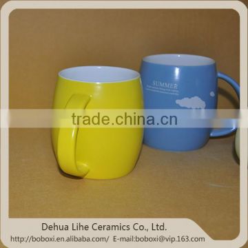 2014 new design heart shaped coffee cup