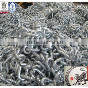 NEW Galvanized anchor chain, galvanized welded chain