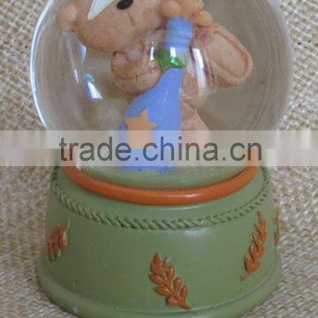 Hot Sale Cute and Simple Design Different Bear Figurines Snow Globes for Sale photo-5