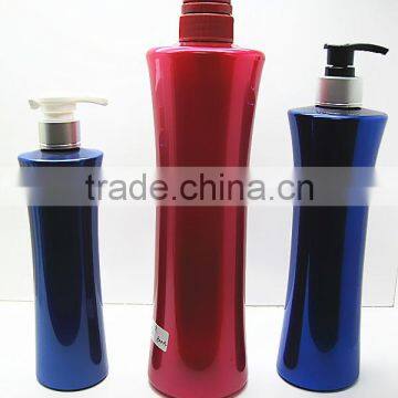 Hair care 350ml 450ml 750ml PET plastic shampoo bottle with lotion pump