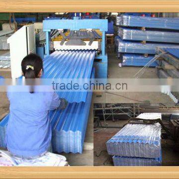 color coated corrugated steel sheet and roofing tiles