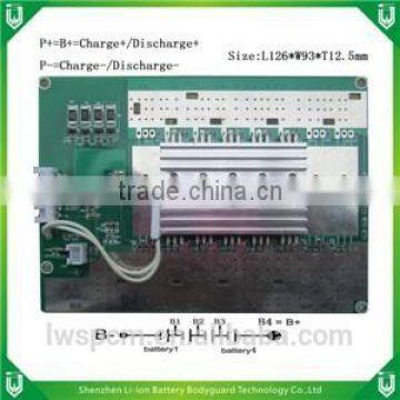 PCM/PCB/BMS For 12.8V(4S)LiFePO Battery Packs (for Auto battery ) lipo battery bms