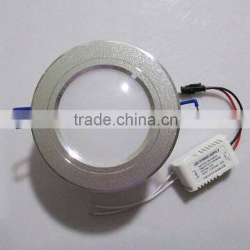 white lens Led dowlights,700LM,AC85-265V,7*1W ,2 years warranty