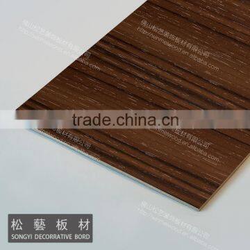 High Gloss Wood Grain UV Coated MDF Board /Wood Grain Melamine Parper Laminated