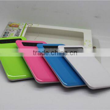 5000mAh portable charger power bank with touch panel,mobile charger power bank 5000mAh
