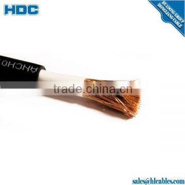 YH soft copper conductor natural rubber sheath welding cable IEC 81 82 400V 70mm2 2214/0.20mm 817.52kg/km