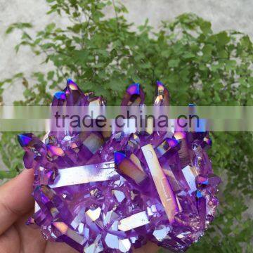 Beautiful Purple Prism With Pyramid End Crystal Cluster photo-3