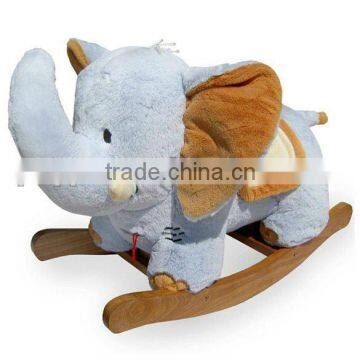 plush rocking elephant