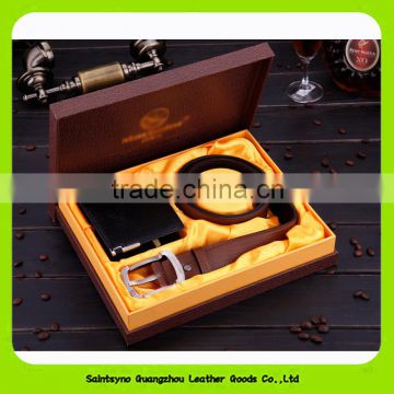 15021 Chinese Factory Handmade PU Leather Gift Set