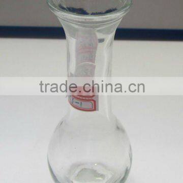 125ml clear glass vase bottle