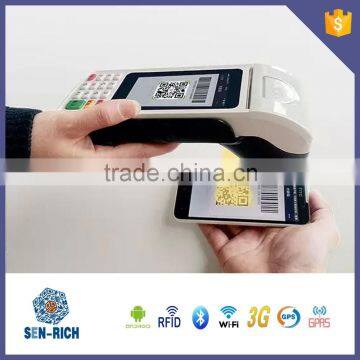 Mobile Payment POS Terminal with MSR,Camera,Printer,GPS,NFC