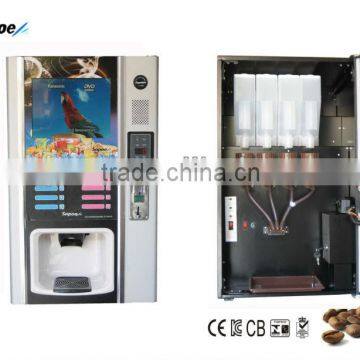 Sapoe Popular Hot & Cold Coffee Vending Machine with LCD display screen