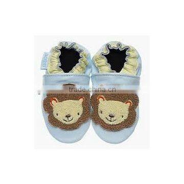 Soft leather baby shoes