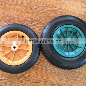 400-8 pneumatic wheels with steel rim used for tractor mower