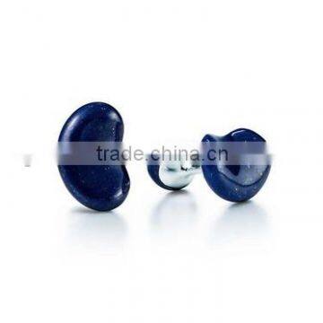 stainless steel fashion bean design cuff links