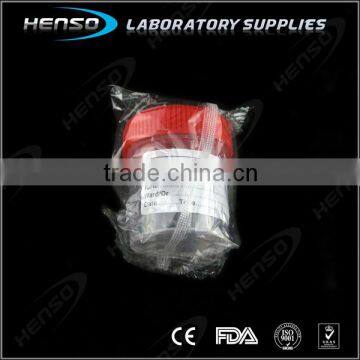 Laboratory 60ml Urine Container with label individual polybag package