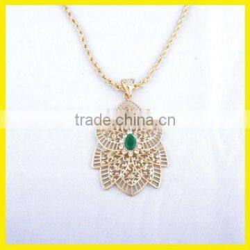 custom metal pendant gold long chain necklace muslim jewelry