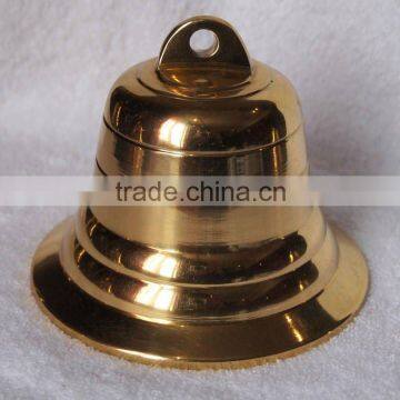 3.5" dia brass bell ,glossy brass bar bell A8-S04 (A122)