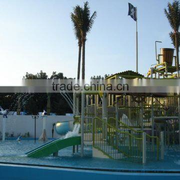 2016 funny big kiosk water house indoor tube slide child used