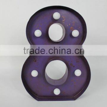 Decorative Vintage Metal Noel LED Marquee Light photo-2