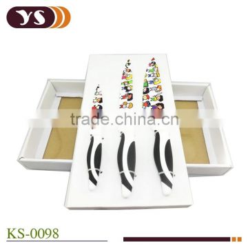 3 Piece Nonstick Coated Knife Set