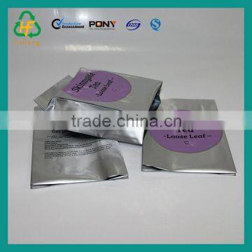 Customized enviroment friendly side gusset tea bag