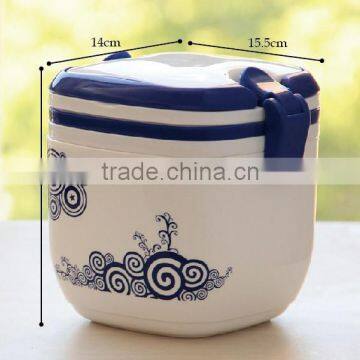 Double Layers Fashion Design Lockable Food Storage Container