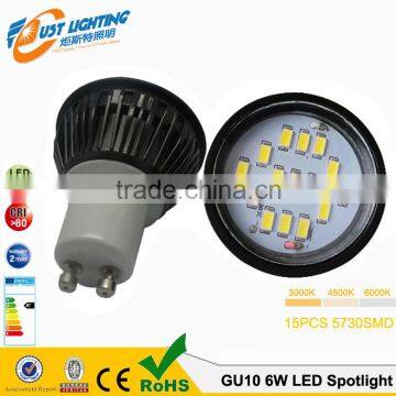 Ra80 600lm 220v 60 Beam Angle Gu10 7w Led Spotlight photo-6