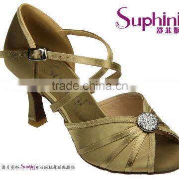 Big Crystal Nice Low Heel Evening Shoes for Women photo-3