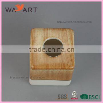 Wooden Design White Ceramic Fragrance Diffuser Wooden Sticks photo-6