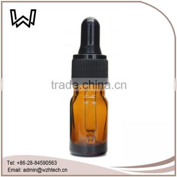 5ml Amber glass e cig liquid bottle