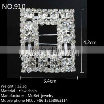 Hot ! Small Rhinestone Ribbon Button For Wedding Invitation-910 photo-2
