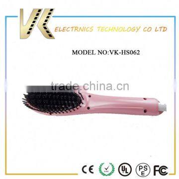 electric ceramic hair straightening comb lcd hair straightener brush