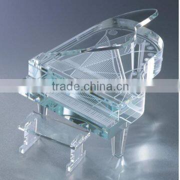 cheap and wholesale crystal music piano