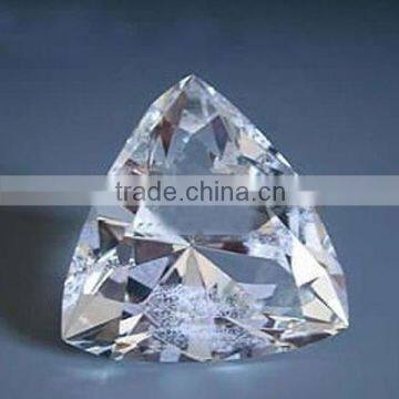 Triangle shape crystal diamond