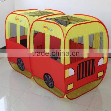 Red Bus Model Tent Pop up Bus Tents For Kids