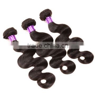 2015 Hot Sale Peruvian Virgin Hair weaving extensions Body Wave 3pcs Lot No shedding No tangle