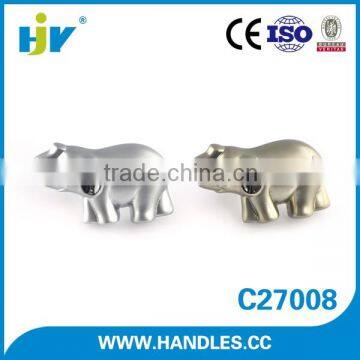 Wholesale new hardware products zinc cute animal shaped pull handles